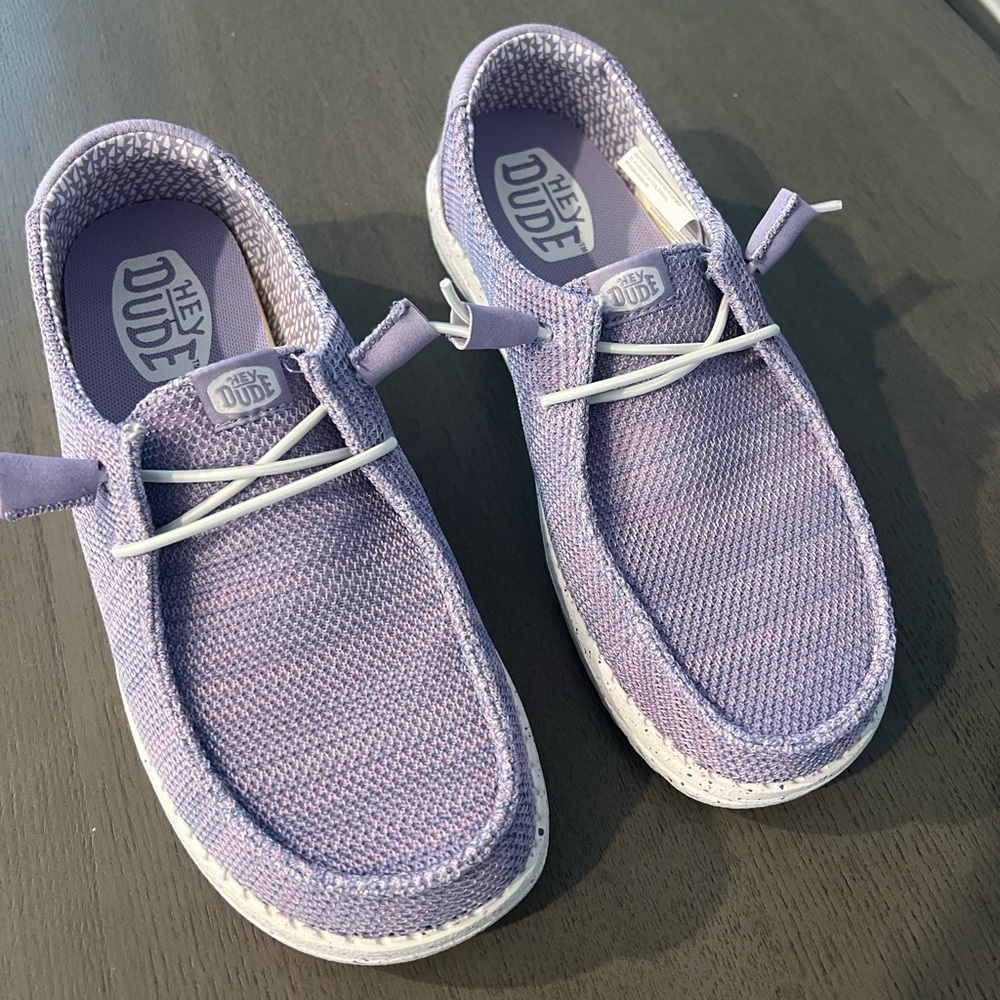 Hey Dude Purple Lavender Casual Shoes